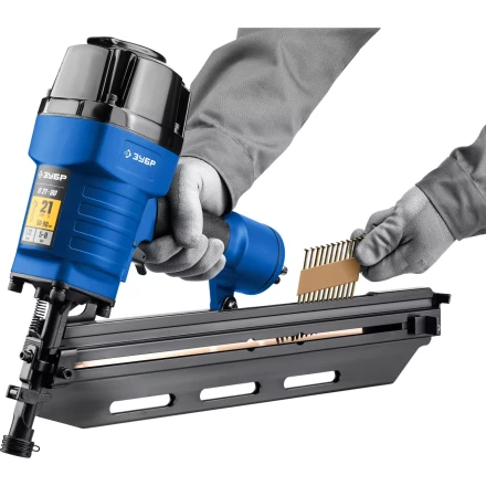 ЗУБР SN21 80 х 3.1 мм, реечные гвозди рифленые оцинкованные, 2010 шт (305396-80) купить в Надыме