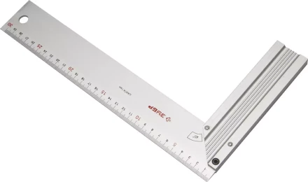 Угольник ЗУБР "ЭКСПЕРТ" столярный, жесткое профилированное полотно, усиленная алюминиевая рукоятка, 300мм 34395-30 купить в Надыме