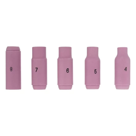 Набор керамических сопел Denzel 93656, № 4, 5, 6, 7, 8 купить в Надыме