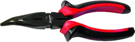 Длинногубцы Black Nickel 180 мм изогнутые двухкомпонентные рукоятки MATRIX 17460 купить в Надыме