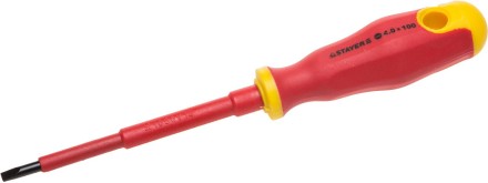 Отвертка STAYER &quot;PROFI&quot; &quot;ELECTRO&quot; диэлектрическая до 1000В, двухкомп рукоятка, SL 5,5 х 125мм 25141-05-12_z01 купить в Надыме