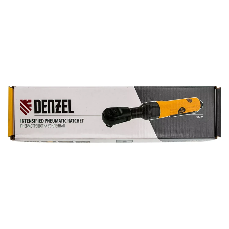 Усиленная пневмотрещотка Denzel RP100, 1/2", 160 об/мин, 100 Нм 57475 купить в Надыме