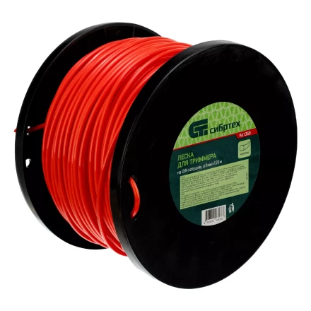 Леска для триммера круглая, на DIN катушке, 3.0 мм х 120 м, Россия Сибртех 961355 купить в Надыме