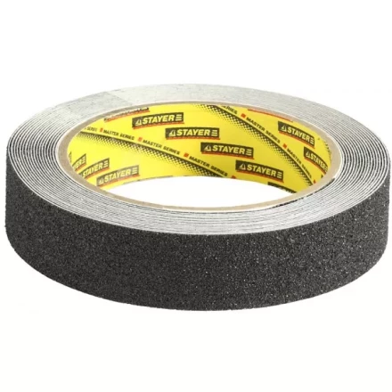 Клейкая лента, STAYER Profi 12270-25-05, противоскользящая, 25мм х 5м 12270-25-05 купить в Надыме