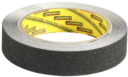Клейкая лента, STAYER Profi 12270-25-05, противоскользящая, 25мм х 5м 12270-25-05 купить в Надыме