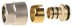 Соединитель GENERAL FITTINGS для металлопластиковых труб, евроконус, никелированная латунь, 3/4&quot; / 20 мм x 2,0 мм 51047-3/4-20 купить в Надыме