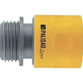 Соединитель пластмассовый быстросъемный внеш. резьба 3/4 однокомпонентный PALISAD LUXE 66263 купить в Надыме