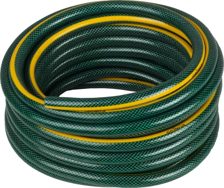 Шланг поливочный, 15 атм., армированный, 3-х слойный, 1/2"х15м, GRINDA Standard 429000-1/2-15 429000-1/2-15 купить в Надыме