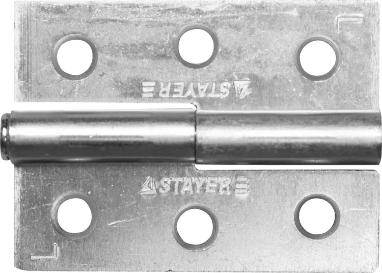 Петля дверная STAYER "MASTER" разъемная, цвет белый цинк, левая, 65мм 37613-65-1L купить в Надыме