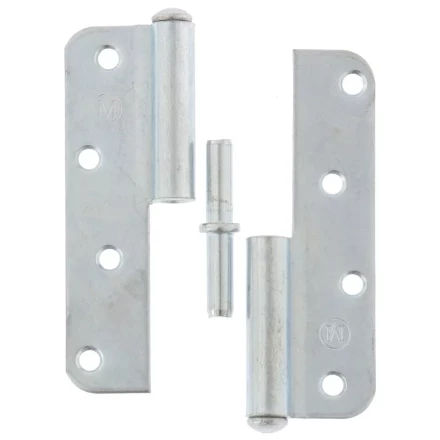 Петля накладная ПН1-110 левая цинк 4штуки  Металлист Россия 91553 купить в Надыме