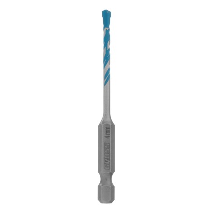 Сверло универсальное Gross, Multipurpose PRO, 6-гр. хвостовик, 4мм, 706010 купить в Надыме