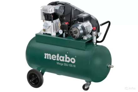 Компрессор масляный поршневой ременной Metabo Mega 350-100 W купить в Надыме