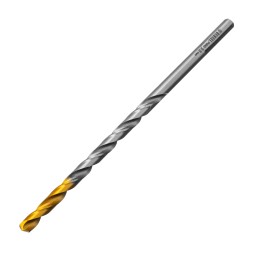 Сверло спиральное по металлу Denzel 5,5 х 139 мм, Р6М5, Golden Tip, удлиненное, 718255