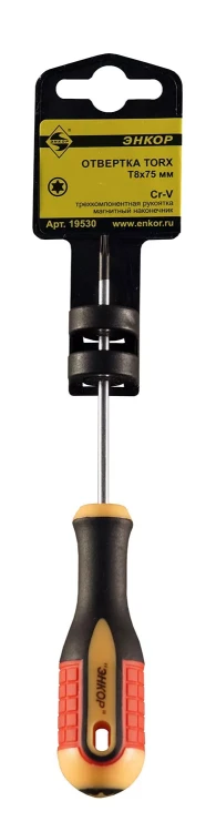 Отвертка Torx T8х75мм Энкор 19530 купить в Надыме