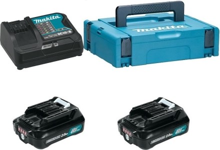 Набор 2 аккумулятора BL1021B + зарядное устройство DC10SB Makita 197658-5 купить в Надыме