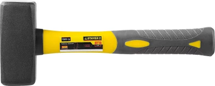 Кувалда STAYER "PROFI" кованая с двухкомпонентной фиберглассовой ручкой, 1,5кг 20052-15 купить в Надыме