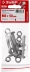 Болт (DIN933) в комплекте с гайкой (DIN934), шайбой (DIN125), шайбой пруж. (DIN127), M8 x 50 мм, 4 шт, ЗУБР 303436-08-050 купить в Надыме
