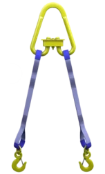 Строп текстильный двухветвевой 2СТ 0.63 т L=5.5 м SF6 30 мм Звено РТ-3