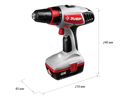 Дрель-шуруповерт 2 АКБ ЗДА-14.4-2 КИН серия МАСТЕР купить в Надыме