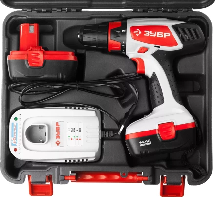 Дрель-шуруповерт 2 АКБ ЗДА-14.4-2 КИН серия МАСТЕР купить в Надыме