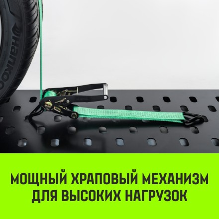 Ремень стяжной автовозный HITCH REGULAR 50мм STF 400 DaN 3000кг 3м резин. контроллер (3шт) 33мм (SZ068107) купить в Надыме