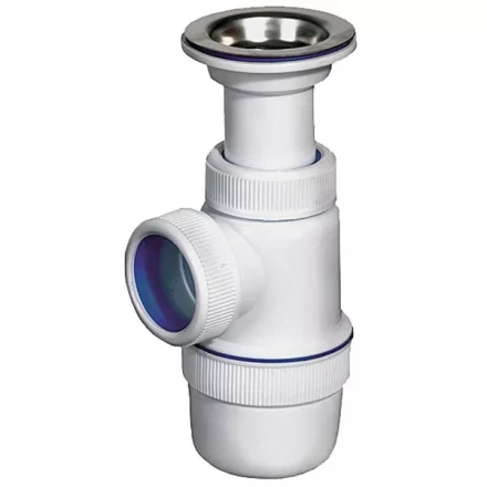 Сифон ЗУБР "ЭКСПЕРТ" колбовый для моек и раковин, выпуск - нержавеющая чашка 51813 купить в Надыме