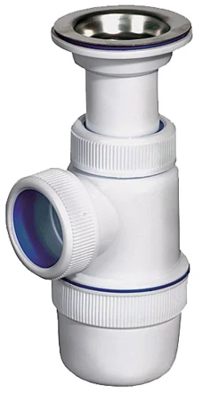 Сифон ЗУБР "ЭКСПЕРТ" колбовый для моек и раковин, выпуск - нержавеющая чашка 51813 купить в Надыме