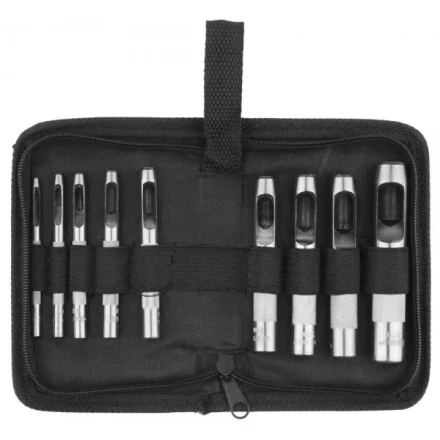 Набор ЗУБР Пробойники для кожи "МАСТЕР", 2-13мм, 9шт 22949-H9 купить в Надыме