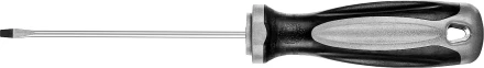 Отвертка MIRAX 25095-03-10, закаленный стержень, двухкомпонентная рукоятка, SL3x100мм 25095-03-10 купить в Надыме