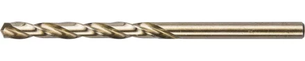 Сверло ЗУБР "ЭКСПЕРТ" КОБАЛЬТ по металлу, цилиндрический хвостовик, быстрорежущая сталь Р6М5К5, класс точн. А1, 5х86мм 4-29626-086-5 купить в Надыме