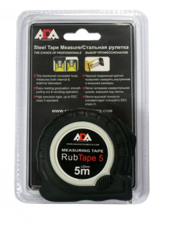 Рулетка 5 м х 25 ADA RubTape 5 купить в Надыме