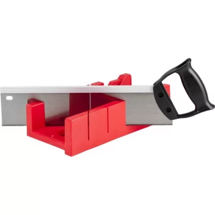 Набор ЗУБР "МАСТЕР": Стусло пластмассовое + ножовка с пластиковой рукояткой с усиленным обушком, стусло MIDI-PLUS, 2,5", ножовка 295мм 15391-30 купить в Надыме