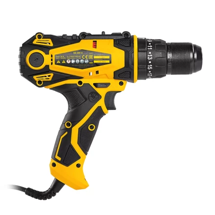 Дрель-шуруповерт сетевая ударная Denzel 26211, ISD-300-13 купить в Надыме