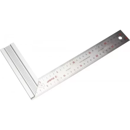 Угольник ЗУБР "ЭКСПЕРТ" столярный , усиленная алюминиевая рукоятка, нержавеющее полотно 37мм, длина 300мм 34394-30 купить в Надыме