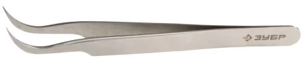Пинцет ЗУБР д/электроники и точной механики, нерж. сталь, антимагнит, изогнутый, заостренные губки, 110мм 22211-3-110 купить в Надыме