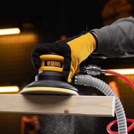 Эксцентриковая шлифовальная машина Denzel EPG150, 150 мм, 10000 об/мин, 5 мм, 160 л/мин 57476 купить в Надыме