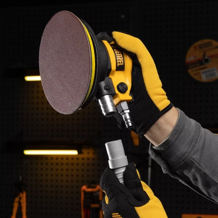 Эксцентриковая шлифовальная машина Denzel EPG150, 150 мм, 10000 об/мин, 5 мм, 160 л/мин 57476 купить в Надыме