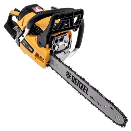 Пила цепная бензиновая Denzel DS-4516, шина 40 см, 45 см3, 2,5 л.с, шаг 0,325, паз 1,5 мм, 64 звена 95236 купить в Надыме