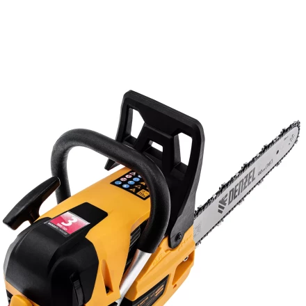 Пила цепная бензиновая Denzel DS-4516, шина 40 см, 45 см3, 2,5 л.с, шаг 0,325, паз 1,5 мм, 64 звена 95236 купить в Надыме