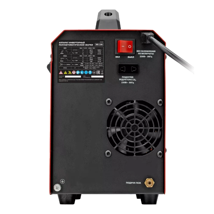 Аппарат инвертор. полуавтомат. cварки MTX MIG-220S 94304, 220A, ПВ 60%, катушка 5 кг купить в Надыме