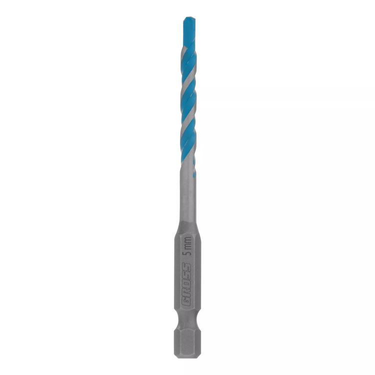 Сверло универсальное Gross , Multipurpose PRO, 6-гр. хвостовик, 5мм, 706011 купить в Надыме