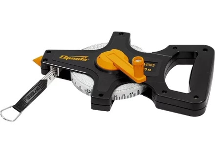 Рулетка геодезическая 50 м х 10 мм SPARTA лента ПВХ с открытым корпусом 314405 купить в Надыме