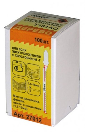 Пилка для электролобзика T101 AO HCS 1шт/100 Энкор 27012 купить в Надыме