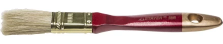Кисть плоская STAYER "UNIVERSAL-PROFI", светлая натуральная щетина, деревянная ручка, 20мм 0104-020 купить в Надыме