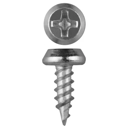 Саморезы ЗУБР "МАСТЕР" оцинкованные, для крепления лист. металла до 0.9мм, полуцилиндр. головка, 3.5ммx11мм, 22000шт 4-300120-35-11 купить в Надыме