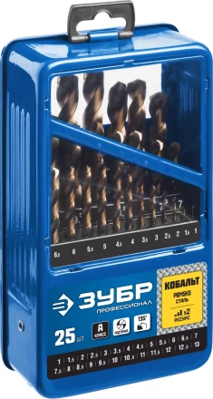 Наборы сверл по металлу с добавлением кобальта серия ПРОФЕССИОНАЛ купить в Надыме