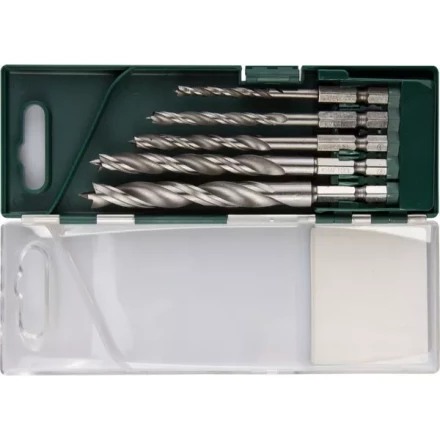 Набор сверл по дереву, KRAFTOOL 29402-H5, 5шт(4-10мм), двухленточных, спиральных, с шестригранным хвостовиком 29402-H5 купить в Надыме