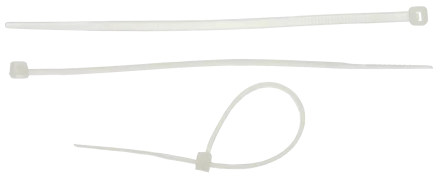 Кабельные стяжки белые КС-Б2 нейлоновые пакет серия ПРОФЕССИОНАЛ купить в Надыме