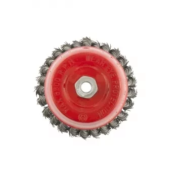 Щетка для УШМ, 125 мм, М14, "чашка", крученая проволока 0,8 мм  MTX 74625 купить в Надыме