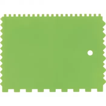 Шпатель для клея, пластмассовый, 130х170 мм, зубчатый  СИБРТЕХ 86018 купить в Надыме